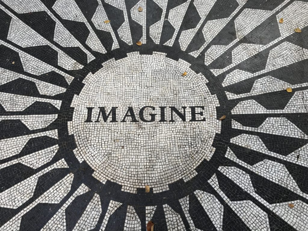 imagine on the floor